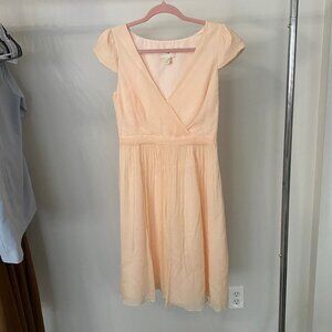 J Crew Bridesmaid Dress Size 6- Pink